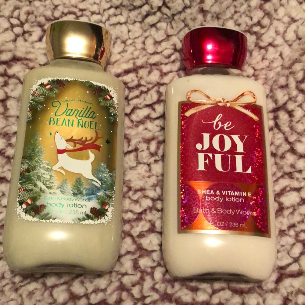 Bath & Body Works lotions